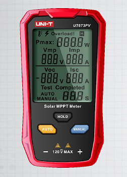 Тестер солнечных батарей MPPT UNI-T UT673PV