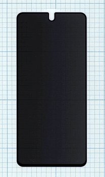 Защитное стекло Privacy "Анти-шпион" для Xiaomi Redmi Note 12 черное