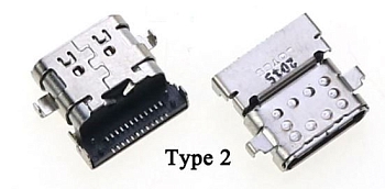 Разъем USB TYPE-C для ноутбука Lenovo ThinkPad X280 X390 T490 T495 T480S T590 VER-2