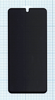 Защитное стекло Privacy "Анти-шпион" для Xiaomi Redmi Note 12 Pro Plus черное