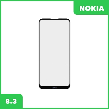 Стекло для переклейки дисплея Nokia 8.3 (TA-1243), черный